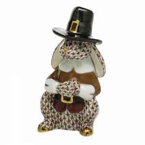 Herend Pilgrim Bunny - Chocolate