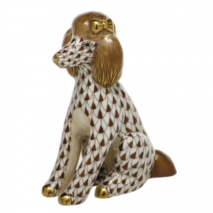 Herend Poodle - Chocolate