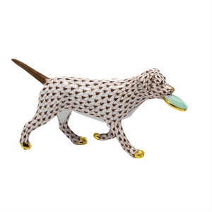 Herend Frisbee Dog - Chocolate