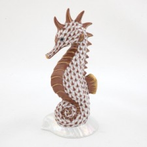 Herend Seahorse on Scallop Shell Chocolate