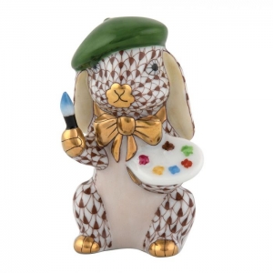 Herend Painter Bunny - Chocolate