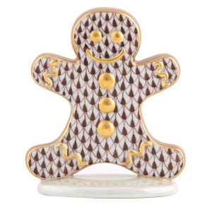 Herend Gingerbread Man - Chocolate