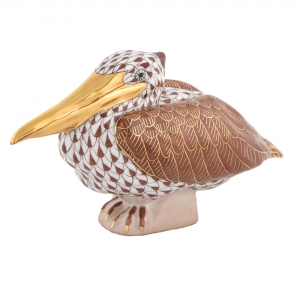 Herend Sitting Pelican Chocolate