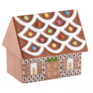 Herend Cozy Gingerbread House Chocolate