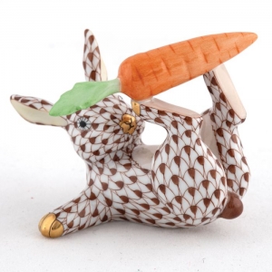 Herend Juggler Bunny - Chocolate