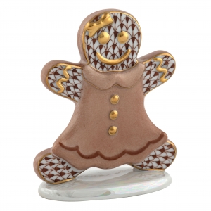 Herend Gingerbread Girl - Chocolate