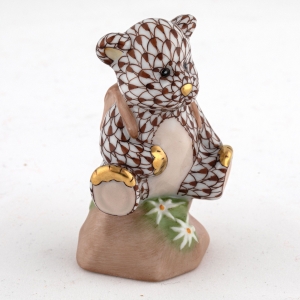 Herend Hiking Bear - Chocolate