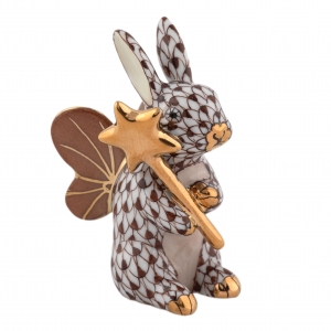 Herend Fairy Bunny - Chocolate