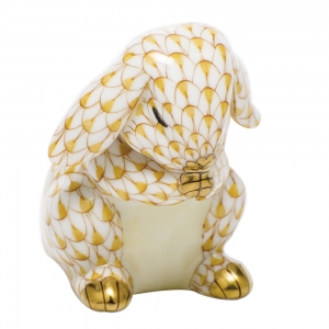 Herend Praying Bunny - Butterscotch