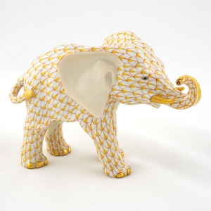 Herend Roaming Elephant - Butterscotch