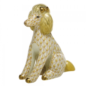Herend Poodle - Butterscotch