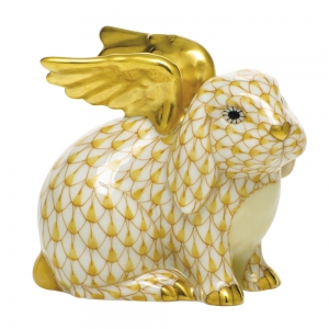 Herend Angel Bunny - Butterscotch