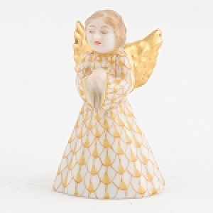 Herend Petite Praying Angel - Butterscotch