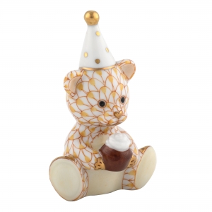 Herend Birthday Bear Butterscotch