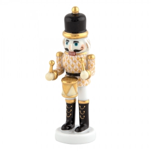 Herend Nutcracker Drummer - Butterscotch