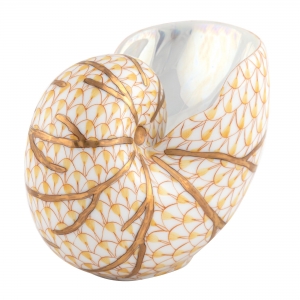 Herend Small Nautilus - Butterscotch