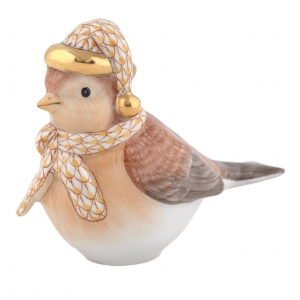 Herend Winter Bird - Butterscotch