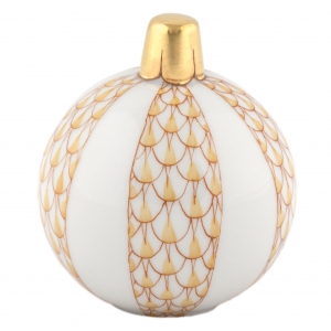 Herend Christmas Ornament - Butterscotch