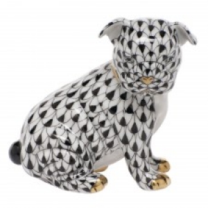 Herend Bulldog Puppy - Black