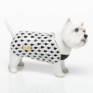 Herend West Highland Terrier - Black