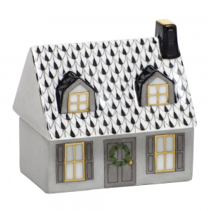 Herend Home Sweet Home Black