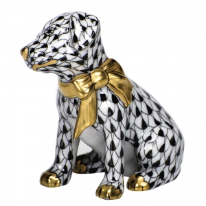 Herend Doggie Dazzle Black