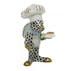 Herend Chef Bunny - Black