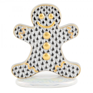 Herend Gingerbread Man - Black