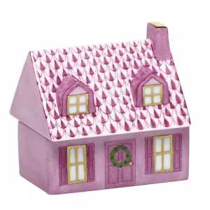 Herend Home Sweet Home Raspberry