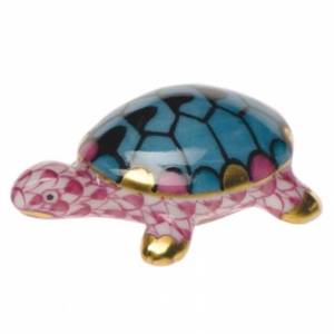 Herend Tiny Turtle Raspberry