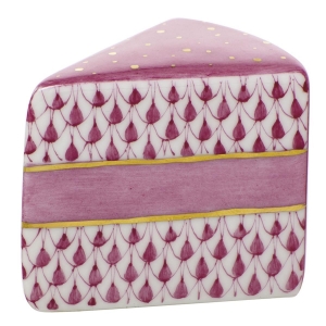 Herend Slice of Cake Raspberry