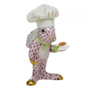 Herend Chef Bunny - Raspberry