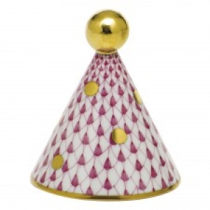 Herend Party Hat - Raspberry