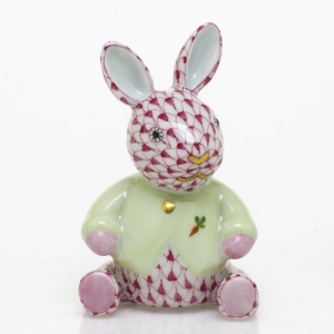 Herend Sweater Bunny - Raspberry