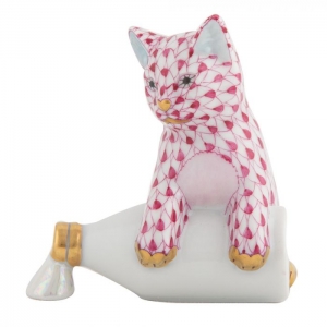 Herend Spilled Milk - Raspberry