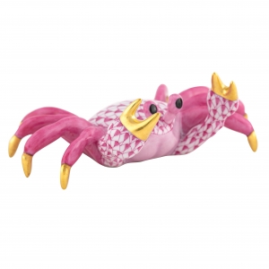 Herend Sand Crab - Raspberry