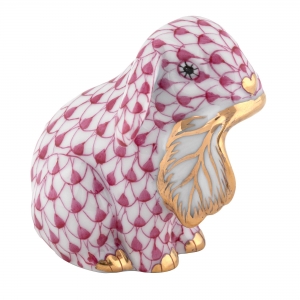 Herend Fall Bunny - Raspberry