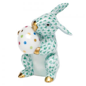 Herend Easter Bunny - Green