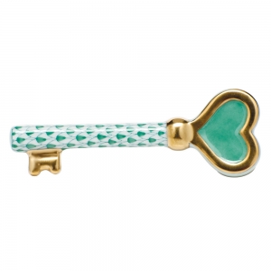 Herend Key To My Heart - Green