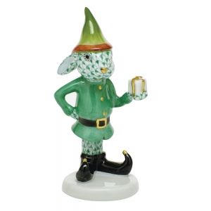 Herend Elf Bunny - Green