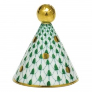 Herend Party Hat - Green