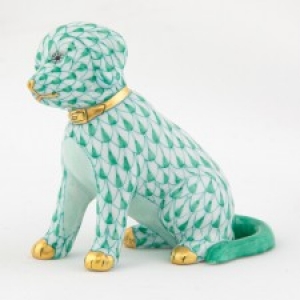 Herend Good Dog - Green