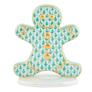 Herend Gingerbread Man - Green