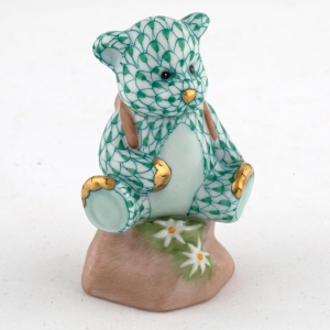 Herend Hiking Bear - Green
