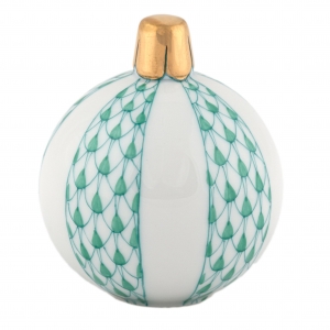 Herend Christmas Ornament - Green
