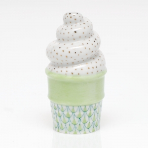 Herend Ice Cream Cone - Key Lime