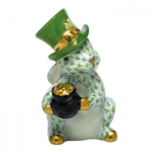 Herend Leprechaun Bunny Key Lime