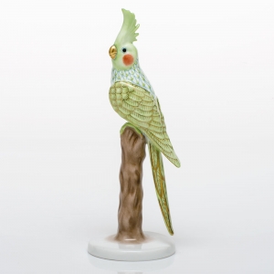 Herend Cockatiel Key Lime
