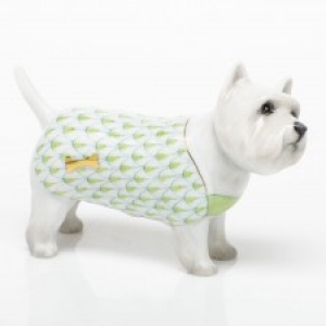 Herend West Highland Terrier - Key Lime