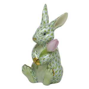 Herend Blossom Bunny Key Lime